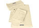 Handtuch Set ROSS "Sinfonie", beige (natur), Obermaterial: 100% Baumwolle, Handtuch-Sets, Handtuch Set, beinhaltet Gästetücher und Waschhandschuhe