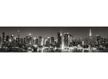 Küchenrückwand EXPRESS KÜCHEN "New York", grau, B:240cm H:55,9cm, Holzwerkstoff, Spritzschutzwände, Küchenrückwand