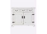 Kommode HEINE HOME, weiß (weiß, gewischt), B:95cm H:77cm T:33cm, MDF, Sideboards, Kommode