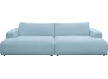 Loungesofa MUSTERRING "Lucia", blau (light, blau), B:292cm H:81cm T:147cm, Sofas, Loungesofa, Cord-Bezug, Breite 292 cm
