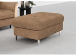 Hocker SIT & MORE "Marano", braun (macciato), B:102cm H:43cm T:67cm, 100% Polyester, Hocker, Hocker, mit Stauraum