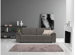Schlafsofa EGOITALIANO "Cecilia, modern & elegant, erstklassiger Sitzkomfort, Dauerschläfer", grau (smoke), B:234cm H:85cm T:102cm, Luxus-Micofaser Lederoptik (100% Polyester) ist ein neues technisches Gewebe mit einem visuellen und taktilen Aspekt, der dem Nubuk sehr nahe kommt, mit innovativen Eigenschaften. Seine außerordentliche Weichheit kommt von einem exklusiven Produktionsprozess, der Unre