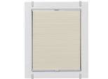 Wabenplissee SUNLINES "One Size Style Honeycomb VD", beige (creme, grau, grau), B:55cm H:210cm, Obermaterial: 85% Polyester, 15% sonstige Fasern, Plissees, Wabenplissee, Zubehörfarbe grau, zum Klemmen