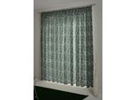 Vorhang ADAM "Flower Cuvée" Gr. 2, grün (olive), B:142cm H:175cm, Jacquard, Baumwolle, Gardinen, Vorhang, aus 100% Bio-Baumwolle