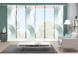 Schiebegardine VISION "BEXON" Gr. 1, blau (petrol), B:60cm H:260cm, Polyester, Gardinen, Schiebegardine, SET,SCHIEBEVORHANG,BAMBUS,DIGITALDRUCK