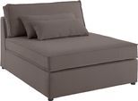 Sofa-Mittelelement OTTO HOME "Enid", silber, B:100cm H:75cm, Baumwollmix (60% Baumwolle/40% Leinen);Struktur fein (100% Polyester);Samtoptik (100% Polyester);Samtvelours (100% Polyester);Struktur (100% Polyester);Struktur recycelt (100% recyceltes Polyester), Polsterelemente, Sofa-Mittelelement, Teil eines Modulsofas, fester Sitzkomfort, auch in Breitcord