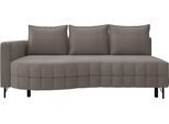 Loungesofa EXXPO - SOFA FASHION "T wiggy Schlafsofa mit Bettfunktion und Bettkasten", grau (taupe), B:212cm H:93cm T:114cm, Sofas, Loungesofa, komfortabler Federkern, super Sitzkomfort, elegante Formensprache