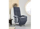 TV-Sessel SIT & MORE "Tycoon mit Kopfteilverstellung und 360 Drehfunktion", grau, B:74cm H:117cm T:85cm, 100% Polyester, Sessel, TV-Sessel, wahlweise manuell oder elektrischer Funktion, auch mit Akku (kabellos)