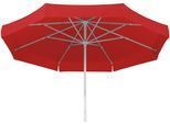 Marktschirm SCHNEIDER SCHIRME "Jumbo", rot, Obermaterial: 100% Polyester, Standschirme, Marktschirm, ØxH: 400x295 cm, Aluminium/Polyester
