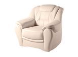 Sessel SIT & MORE "Bellevue", beige (natur), B:98cm H:94cm T:95cm, Luxus-Microfaser ALTARA NUBUCK (100% Polyester);SOFTLUX-Kunstleder;NaturLEDER (echtes Rindsleder), Sessel, Sessel