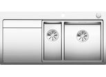 Küchenspüle BLANCO "DIVON II 6 S-IF", silber (edelstahl seidenglanz), B:100cm, Edelstahl, Küchenspülen, Küchenspüle, inkl. Edelstahl Multifunktionsschale