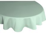 Tischdecke WIRTH "NEWBURY" Gr. 1, grün (mint), Ø:160cm, Baumwolle, Polyester, Tischdecken, Tischdecke, rund