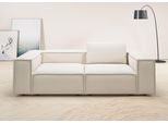 2-Sitzer HOME AFFAIRE "Watertown, modernes Sofa 246 cm breit, auch in Feincord", weiß, B:246cm H:68cm T:118cm, 96% Polyester, 4% Nylon, Sofas, 2-Sitzer, stilvolles Sofa für 2 Personen mit extra breiter Sitzfläche