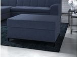 Polsterhocker HOME AFFAIRE "Balme", blau (dunkelblau), B:85cm H:40cm T:61cm, 100% Polyester, Hocker, Polsterhocker, passend zur Serie "Balme"