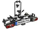 Kupplungsfahrradträger EUFAB "PREMIUM 2 PLUS", schwarz, B:115cm H:67cm T:61cm, Fahrradträger, Kupplungsfahrradträger, abschließbar