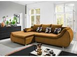 Ecksofa HOME AFFAIRE "Imolaa elegant, Breite 270cm, moderne Sitzsteppung, bequem, L-Form", gelb, B:270cm H:90cm T:170cm, 100% Polyester, Sofas, Ecksofa, auch mit Bettfunktion und Bettkasten