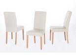 4-Fußstuhl HOME AFFAIRE "Lea", beige (creme), B:45cm H:95cm T:50cm, Stühle, 4-Fußstuhl