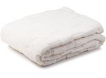 Wohndecke GÖZZE "FRANKA Jacquarddecke", weiß, B:150cm L:200cm, Mircofaser, Wohndecken, Wohndecke, im modernen Design, aus 100 % Polyester Mikrofaser, rundum gesäumt