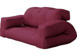 Schlafsofa KARUP DESIGN "Hippo", bunt (bordeauxrot), B:140cm, Sofas, Schlafsofa