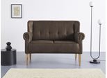 Küchensofa HOME AFFAIRE "Moro", braun (dunkelbraun), B:142cm H:99cm T:73cm, Microfaser in Antiklederoptik (100% Polyester), Sofas, Küchensofa, in verschiedenen Stoffen und Farben
