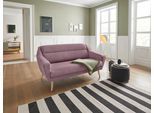 3-Sitzer OTTO HOME "Bille", rosa (rosé), B:212cm H:86cm T:90cm, Struktur (100% Polyester);Struktur fein (100% Polyester);Samtoptik (100% Polyester);Luxus-Microfaser weich (100% Polyester), Sofas, 3-Sitzer, mit Naht im Rückenkissen und Eiche-Beinen, Design by Morten Georgsen