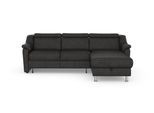 Ecksofa SIT & MORE "Freetown L-Form", grau (anthrazit), B:257cm H:84cm T:166cm, Sofas, Ecksofa, inklusive Kopfteilverstellung und komfortablem Federkern