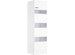 Hochschrank OPTIFIT "OPTImulti", weiß (weiß, weiß), B:60cm H:210cm T:57,1cm, Holzwerkstoff, Schränke, Hochschrank, Breite 60 cm, mit 4 Türen, einfache Wäschesortierung