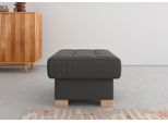 Hocker SIT & MORE "Quincy", grau (dunkelgrau), B:60cm H:41cm T:60cm, Hocker, Hocker