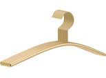 Kleiderbügel PIEPERCONCEPT "Piatto", gold (goldfarben), B:45cm H:17cm T:1,3cm, Metall, Kleiderbügel, Kleiderbügel