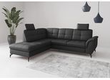 Ecksofa SIT & MORE "Zora", schwarz, T:212cm, Sofas, Ecksofa