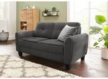 2-Sitzer SIT & MORE "Varese", grau (anthrazit), B:174cm H:91cm T:90cm, Luxus-Microfaser ALTARA NUBUCK (100% Polyester);Luxus-Microfaser (100% Polyester), Sofas, 2-Sitzer, inklusive Federkern
