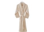 Unisex-Bademantel EGERIA "Fresh" Gr. XL, ivory, XL, Baumwolle, Hausmäntel, Unisex-Bademantel, Schalkragen