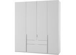 Kleiderschrank WIMEX "New York", weiß, B:180cm H:208cm T:58cm, Schränke, Kleiderschrank, wahlweise 208 oder 236cm hoch