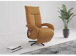 TV-Sessel SIT & MORE "Amica, inkl. Kopfteilverstellung & Drehfunktion", gelb (curry), B:74cm H:112cm T:82cm, Sessel, TV-Sessel, wahlweise mit 2 Motoren, Akku und Aufstehhilfe