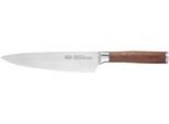 Kochmesser RÖSLE "Masterclass", silber (silberfarben, holzfarben), Klingenlänge 20cm, X50 CrMoV15 Klingenstahl, Kochmesser, Kochmesser, Made in Solingen, Klingenspezialstahl, ergonomischer Griff
