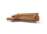 Ecksofa EGOITALIANO "FUNNY, hochwertiges & aktuelles Design, bequeme Rückenlehne, L-Form", bunt (brick), B:265cm H:90cm T:225cm, Sofas, Ecksofa, hochwertiger Sitzkomfort, L-Form