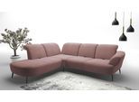 Ecksofa SIT & MORE "Dance, L-Form, inkl. Sitztiefenverstellung", rosa (rose), B:302cm H:91cm T:270cm, 95%Polyester 5%Polyamid, Sofas, Ecksofa, inkl. Click&Seat, optional mit Kopfteilverstellung