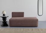Chaiselongue "LYZA Open end, Loungemöbel zum Relaxen, Maße B/T/H: 152/96/74 cm", braun, B:152cm H:74cm T:96cm, 100% Polyester, LEGER HOME BY LENA GERCKE, Sofas, Chaiselongue, als Modul oder separat verwendbar, für individuelle Zusammenstellung