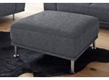 Hocker SIT & MORE "Mariola", grau (dunkelgrau), B:89cm H:44cm T:89cm, Struktur (100% Polyester);Luxus-Microfaser ALTARA NUBUCK (100% Polyester), Hocker, Hocker