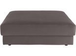 Sofa-Mittelelement HOME AFFAIRE "Bloomfield Mega Hocker in 2 Größen", grau (taupe), B:128cm H:43cm T:133cm, 100% Polyester, Polsterelemente, Sofa-Mittelelement, passende Erweiterung zur Serie "Bloomfield", als Mittelelement passend