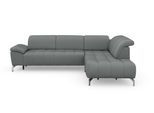 Ecksofa SIT & MORE "Cool L-Form", grau, B:272cm H:79cm T:220cm, Sofas, Ecksofa, wahlweise mit Kopfteilverstellung und Vorziehsitz, motorisch