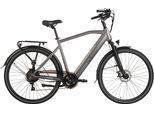 E-Bike ADORE "CV-190" Gr. 53, grau (anthrazit matt, schwarz), Elektrofahrräder, 53cm, 28 Zoll (71,12cm), E-Bike, Pedelec, Elektrofahrrad für Damen u. Herren