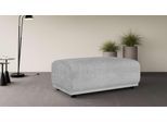 Polsterhocker HOME AFFAIRE "TAMMO", grau (hellgrau), B:70cm H:45cm T:120cm, 100% Polyester, Hocker, Polsterhocker, passend zur Serie, auch in Cord und Bouclé