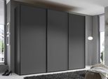 Schwebetürenschrank STAUD "Sinfonie Plus, edles Design in hochwertiger Qualität, Made in Germany", grau (vulkan), B:249cm H:222cm T:68cm, Holzwerkstoff, Schränke, Schwebetürenschrank, Mit vier verschiedenen Ausstattungsvarianten