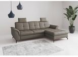 Ecksofa SIT & MORE "Zora", braun (delphine), B:262cm H:92cm T:164cm, Sofas, Ecksofa