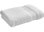 Badetücher CHRISTY "Organic", weiß, B:70cm L:125cm, Walkfrottier, Obermaterial: 100% Baumwolle, Handtücher, Badetücher, Luxus Handtuch 550g/m² - 100% Bio-Baumwolle, 70 x 125, 1 St.