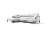 Ecksofa EGOITALIANO "FUNNY, hochwertiges & aktuelles Design, bequeme Rückenlehne, L-Form", weiß, B:265cm H:90cm T:225cm, Sofas, Ecksofa, hochwertiger Sitzkomfort, L-Form