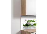 Küchenrückwand EXPRESS KÜCHEN "Kräuter", grün (weiß, grün), B:120cm H:55,9cm, Holzwerkstoff, Spritzschutzwände, Küchenrückwand