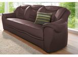 3-Sitzer SIT & MORE "Bansin", braun (mokka), B:198cm H:94cm T:95cm, Luxus-Microfaser ALTARA NUBUCK (100% Polyester);SOFTLUX-Kunstleder;NaturLEDER (echtes Rindsleder)/Korpus SOFTLUX-Kunstleder, Sofas, 3-Sitzer, inklusive Federkern
