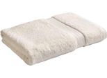 Badetücher CHRISTY "RENAISSANCE", beige (parchment), B:89cm L:173cm, Walkfrottier, Obermaterial: 100% Baumwolle, Handtücher, Badetücher, Premium-Badetücher in Luxusqualität, 675g/m², 89x172cm, 2er Set